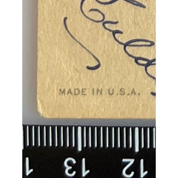 Antique 1922 Ephemera Postcard Birthday Wishes Litho Country Scene Man Woman SEE - Picture 7 of 7